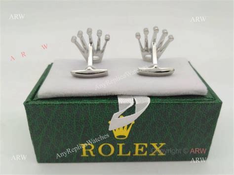 rolex cufflinks replica|rolex cufflinks original.